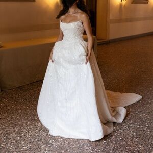 Custom-made wedding gown
